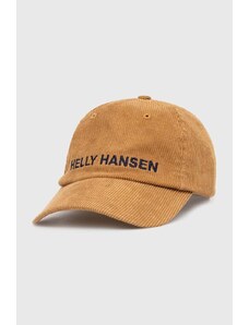Κοτλέ καπέλο μπέιζμπολ Helly Hansen Graphic Cap χρώμα: πράσινο
