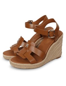 Tommy Hilfiger ESPADRILLE HIGH WEDGE LEATHER