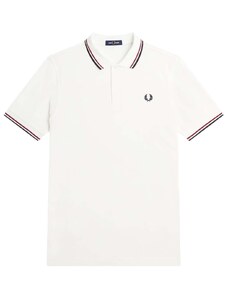 FRED PERRY Polo M3600-Q124 t60 snow white/burnt red/navy