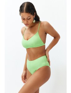 Trendyol Green High Waist Hipster Bikini Bottom