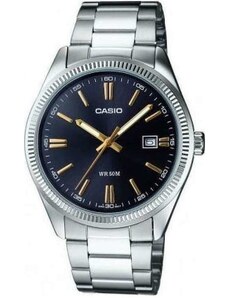 CASIO Collection - MTP-1302PD-1A2VEF, Silver case with Stainless Steel Bracelet