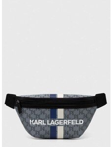 Τσάντα φάκελος Karl Lagerfeld χρώμα: γκρι