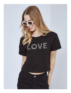 Celestino T-shirt με τρουκς μαυρο για Γυναίκα