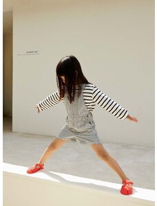 Παιδικές βαμβακερές ολόσωμες φόρμες Liewood Venedict Stripe Dungaree