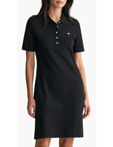 Γυναικεία Φορέματα - Ολόσωμες Φόρμες Ss.Dress Μαύρο Βαμβάκι GANT