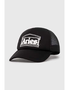 Καπέλο Aries Temple Trucker Cap χρώμα: μαύρο, SUAR90003