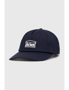Βαμβακερό καπέλο του μπέιζμπολ Aries Temple Cap χρώμα: ναυτικό μπλε, SUAR90016