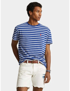 Polo Ralph Lauren T-shirt ριγέ κανονική γραμμή μπλε