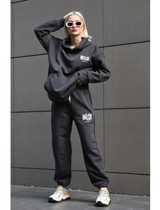 Madmext Women's Smoky Hooded Tracksuit Set