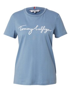 TOMMY HILFIGER Μπλουζάκι γαλάζιο / λευκό