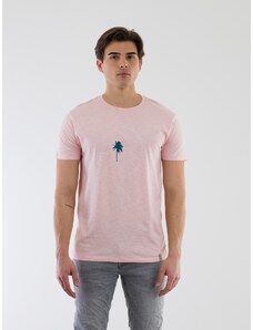 Double Ανδρικό T-Shirt Flama - Ροζ - 013004