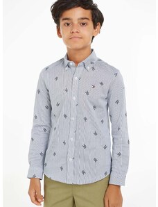 Παιδικό βαμβακερό πουκάμισο Tommy Hilfiger