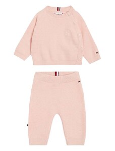 Σετ μωρού Tommy Hilfiger χρώμα: ροζ
