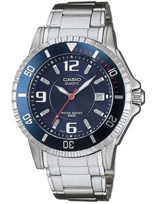 CASIO Collection - MTP-1053D-2AV, Silver case with Stainless Steel Bracelet