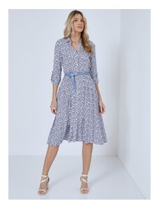 Celestino Floral φόρεμα με αποσπώμενη ζώνη μπλε για Γυναίκα