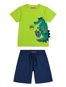 Energiers Παιδικό Σετ Μπλούζα-Σορτς Αγόρι Dino Super Dude
