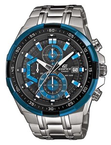 CASIO Edifice Chronograph - EFR-539D-1A2VUEF, Silver case with Stainless Steel Bracelet