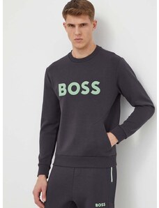 Μπλούζα Boss Green χρώμα: γκρι