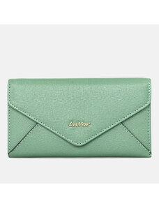 Δερμάτινο γυναικείο πορτοφόλι Lavor 1-5980-Πράσινο