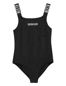 Calvin Klein Swimwear Ολόσωμο μαγιό 'Intense Power' μαύρο / λευκό