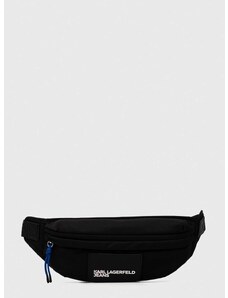Τσάντα φάκελος Karl Lagerfeld Jeans χρώμα: μαύρο
