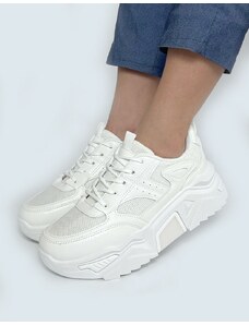 INSHOES Sneakers με διπλή chunky σόλα Λευκό