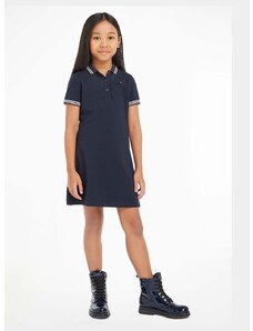 Παιδικό φόρεμα Tommy Hilfiger χρώμα: ναυτικό μπλε