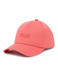 Βαμβακερό καπέλο του μπέιζμπολ Tous χρώμα: πορτοκαλί