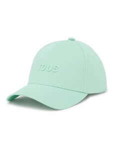 Βαμβακερό καπέλο του μπέιζμπολ Tous χρώμα: τιρκουάζ