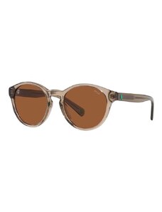 Παιδικά γυαλιά ηλίου Polo Ralph Lauren χρώμα: καφέ, 0PP9505U