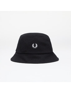 Καπέλα FRED PERRY Pique Bucket Hat Black/ Snowwhite