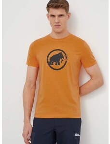 Αθλητικό μπλουζάκι Mammut Core χρώμα: πορτοκαλί