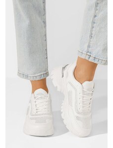 Zapatos Sneakers γυναικεια Leyla λευκά