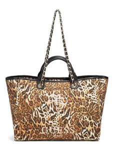 GUESS Τσαντα Canvas Printed Bag E4GZ17WFCE0 p122 iconic leopard combo