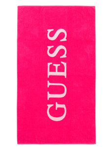 Πετσετα Towel Jacquard Guess Contrast E4GZ04SG00P bopi bougainvillea pink