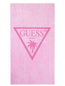 GUESS Πετσετα Towel Beach Triangle E4GZ03SG00L pspk poster pink/rouge