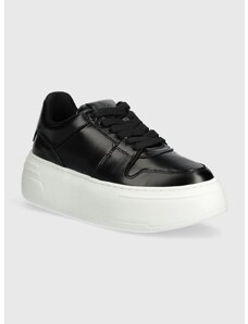 Δερμάτινα αθλητικά παπούτσια Marc O'Polo χρώμα: μαύρο, 40117043502134 NN2M3069
