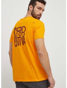 Μπλουζάκι LA Sportiva Back Logo χρώμα: πορτοκαλί, F04102102