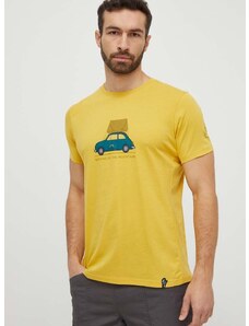Μπλουζάκι LA Sportiva Cinquecento χρώμα: κίτρινο, N55735735