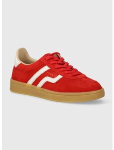 Σουέτ αθλητικά παπούτσια Gant Cuzima χρώμα: κόκκινο, 28533550.G51