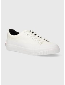 Πάνινα παπούτσια HUGO Dyer χρώμα: άσπρο, 50517201