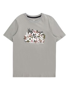 Jack & Jones Junior Μπλουζάκι 'CHILL' γκρι / λαδί / σάπιο μήλο / λευκό