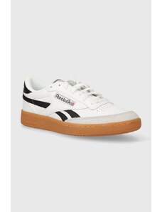 Δερμάτινα αθλητικά παπούτσια Reebok Classic Club C Revenge Vintage χρώμα: άσπρο, 100202316