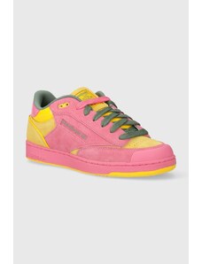Δερμάτινα αθλητικά παπούτσια Reebok Classic Club C Bulc χρώμα: ροζ, 100074246