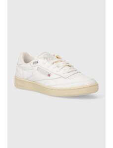 Δερμάτινα αθλητικά παπούτσια Reebok Classic Club C 85 Vintage χρώμα: άσπρο, 100033001