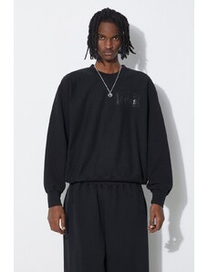 Βαμβακερή μπλούζα Aries Premium Temple Sweatshirt χρώμα: μαύρο, COAR20000