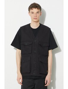Αμάνικο μπουφάν Carhartt WIP Unity Vest χρώμα: μαύρο, I032980.894G