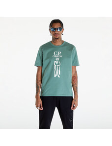 Ανδρικά μπλουζάκια C.P. Company Mercerized Jersey Twisted British Sailor T-shirt Green Bay