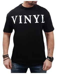 Vinyl Art Clothing Vinyl Art - 20100-01 - Oversized t-shirt - Black - μπλούζα μακό