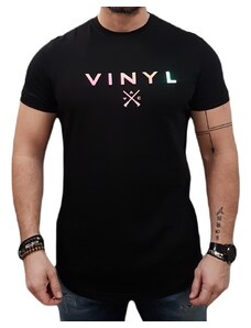 Vinyl Art Clothing Vinyl Art - 19524-01 - Long Line T-shirt - Black - μπλούζα μακό